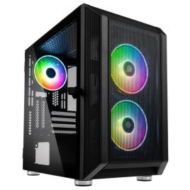 Caixa Micro-ATX Kolink Citadel Mesh RGB Vidro Temperado