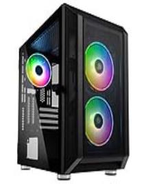 Caixa Micro-ATX Kolink Citadel Mesh RGB Vidro Temperado