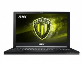 MSI WORKST WS63 8SJ(Vpro)-047PT i7-8850 32GB DDR 512GB SSD +1TB Quadro P4200 c/8GB 15.6P 4K IPS W10P