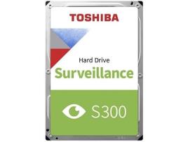 Disco Interno HDD TOSHIBA Surveillance S300 (4 TB - SATA - 5400 RPM)