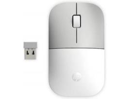 Rato HP Z3700 (Wireless - Produtiva - 1200 dpi - Branco)