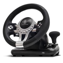 Volante Gaming Race Wheel Pro 2, Compatível com PS3, PS4, Xbox One, Switch e PC, Preto