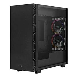 Caixa Semitorre Micro ATX / Mini ITX / ATX Aerocool Flo Saturn RGB USB 3.2 Preto