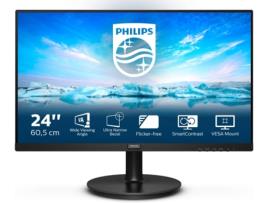 Monitor PHILIPS V Line 241V8LA/00 (24'' - Full HD - LED VA)