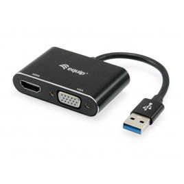 Adaptador EQUIP USB 3.0 to HDMI/VGA