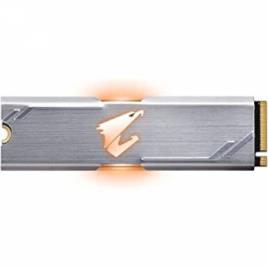 Disco SSD M.2 Gigabyte Aorus RGB GP-ASM2NE2256GTTDR, capacidade de 256GB, até 3100/1050MB/s, PCIe Gen3 x4, TLC 3D NAND.