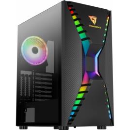 Caixa THUNDERX3 CRONUS PRETO E-ATX RGB