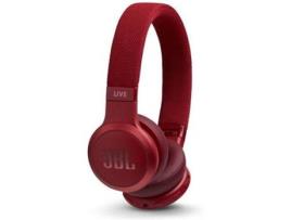 Auscultadores Bluetooth JBL LIVE 400 (On Ear - Microfone - Atende Chamadas - Vermelho)