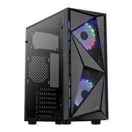 Caixa Semitorre Micro ATX / Mini ITX / ATX Aerocool Glider Cosmo RGB USB 3.2 Preto