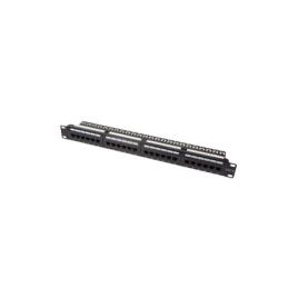 LOGILINK NP0004A PATCH PANEL 24 PORTAS CAT6 UTP RJ45 PRETO