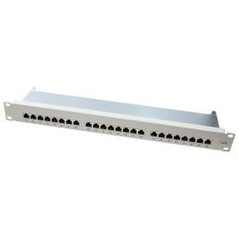 Logilink Patch Panel Np0040a 19´´ Cat6 24 Ports One Size Silver