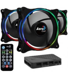 Ventoinha  ECLIPSE 12 PRO, 3X 12CM ARGB ECLIPSE FANS,H66F HUB,REMOTE CONTROL - ECLIPSE12PRO