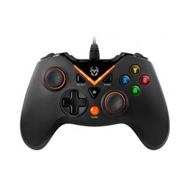 Gamepad Krom Key Pc Ps3 Preto / Laranja Nxkromkey