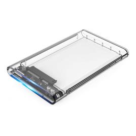 Invólucro de Disco Rígido  COO-SCT-2533 2,5 5 Gbps USB 3.0 Transparente