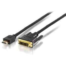 Cabo EQUIP HDMI/DVI Digital Adapter 2,0m, M/M, preto-119322