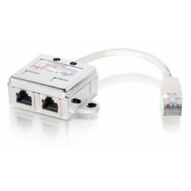 RJ45 Splitter 8P8C PLUG - 2 X 8P4C JACK, Shielded, 15CM CABLE