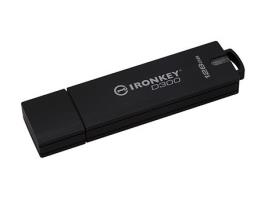 PEN USB 8GB 3.0 D300S IRONKEY Preto - KINGSTON