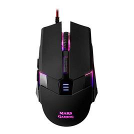 Rato Gaming com LED  Mars MM116 3200 dpi Preto