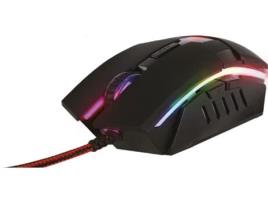 Rato Gaming com LED  Mars MM116 3200 dpi Preto