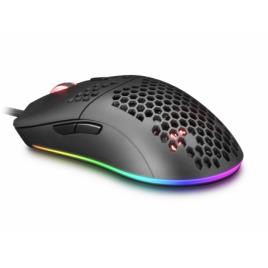 RATO MARSGAMING MMAX, 12400DPI, ULTRALIGHT 69G, RGB, FEATHER CABLE, SOFT, BLACK - MMAX