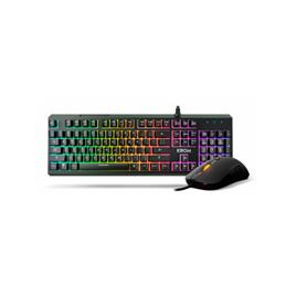 Teclado NOX Krom Kaleido Semi Mechanical Gaming Combo RGB PT