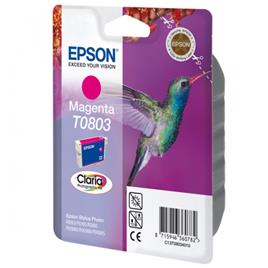 Tinteiro EPSON T0803 Magenta - Stylus Photo P50/PX6xx/PX7xx/PX8xx/R2xx/R360/RX560/RX585/RX685