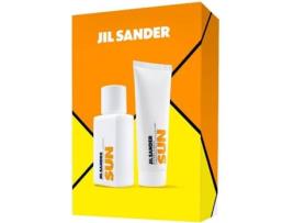 Coffret JIL SANDER Sun Edt Mulheres Spray 75 ml + Body Hair Shampoo 75 ml