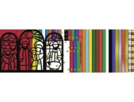53 Folhas de Papel Decorativo URSUS Multicor