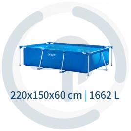 Piscina Tubular INTEX Small Frame (220 x 150 x 60 cm -  1662l)