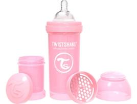 Biberão TWISTSHAKE Rosa Pastel (180 ml)