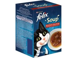 Rações para Gatos  (6 Un - 48g - Sabor: Peixe)