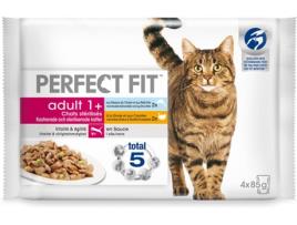 Rações para Gatos PERFECT FIT (4 Un - 85g - Sabor: Perú)