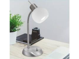 Candeeiro de Mesa  Opal Metal Prateado