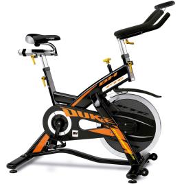 Bicicleta de Spinning  H920E (Preto - 104x63x117cm - Volante: 20 kg - Até 135 kg)