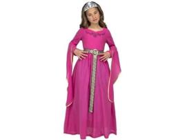Fato de Menina DISFRAZZES Princesa Medieval Rosa (Tam: 7 a 9 anos)