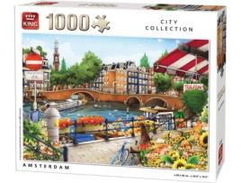 Puzzle 2D  Amsterdam (1000 peças)