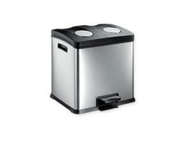 Caixote do Lixo EKO - EUROPE VB 9228 (24 l - Preto)