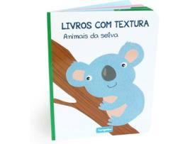 Livro Livros Com Textura Animais da Selva de Vários Autores (Ano de Edição - 2019)