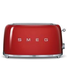 SMEG TORRADEIRA 950W SERIE ANNI 50 QUATRO TOSTAS ENCARNADA