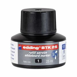 Edding - Recarga de Marcador para Quadro Branco BTK 25 Preto