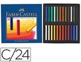 Giz Faber-Castell Pastel Estojo Cartão 24 Cores Sortidas