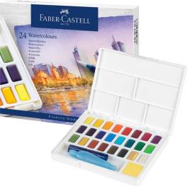 Faber Castell - Cx. 24 Aguarelas Goldfaber