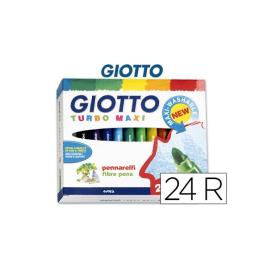 Marcadores Turbo Maxi 24 cores GIOTTO
