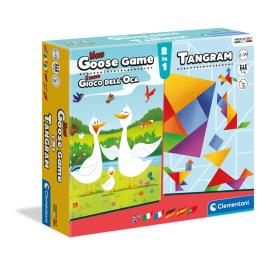 CLEMENTONI Jogo Gansos e Tangram, 6+ Anos