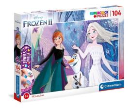 Disney Frozen 2 - 104 peças - Jewels Puzzle