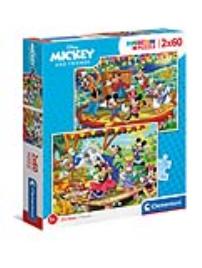 Puzzle 2x60 pçs - Mickey Mouse