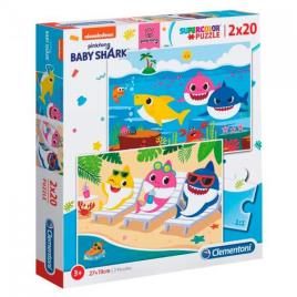 Baby Shark Puzzle 2X20P