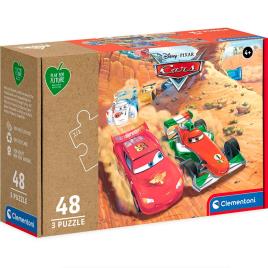 Puzzle 3x48 Peças Carros