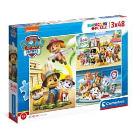 Puzzle 3x48 peças Patrulha Pata Aventura