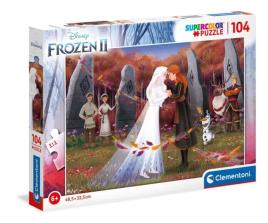 Puzzle 104 Peças Disney Frozen 2 - Supercolor Puzzle